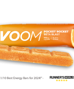 VOOM Beta Alanine Pocket Rocket Energy Bar Orange